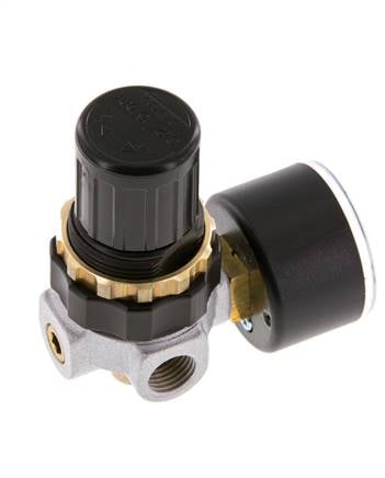 Pressure Regulator G1/4'' 330 l/min 0.5-6.0bar/7-87psi Zinc Die-Cast Standard 0