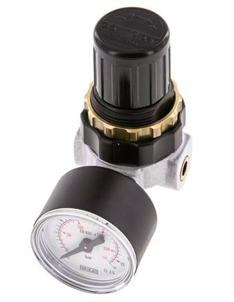 Pressure Regulator G1/8'' 330 l/min 0.5-10.0bar/7-145psi Zinc Die-Cast Standard 0
