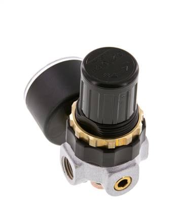Pressure Regulator G1/4'' 330 l/min 0.5-6.0bar/7-87psi Zinc Die-Cast Standard 0
