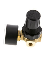 Pressure Regulator G1/4'' 330 l/min 0.5-10.0bar/7-145psi Air Water Brass Standard 0