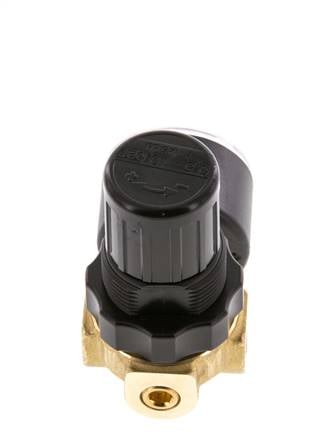 Pressure Regulator G1/8'' 330 l/min 0.5-16.0bar/7-232psi Air Water Brass Standard 0