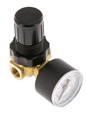 Pressure Regulator G1/4'' 330 l/min 0.5-16.0bar/7-232psi Air Water Brass Standard 0