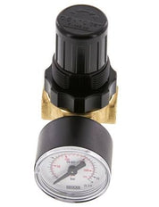 Pressure Regulator G1/4'' 330 l/min 0.5-10.0bar/7-145psi Air Water Brass Standard 0