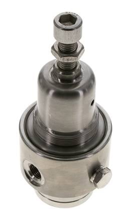Pressure Regulator G1/4'' 700 l/min 0.5-8.0bar/7-116psi Stainless Steel Aggressive Gasses