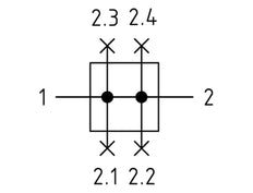 Distributor G1/2 7250 l/min with Pressure Switch Futura 2
