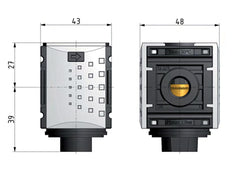 Distributor G1/4 1000 l/min with Check Valve Futura 0