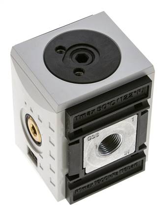 Distributor G3/8x1/2x1/4 4500 l/min with Check Valve Futura 2