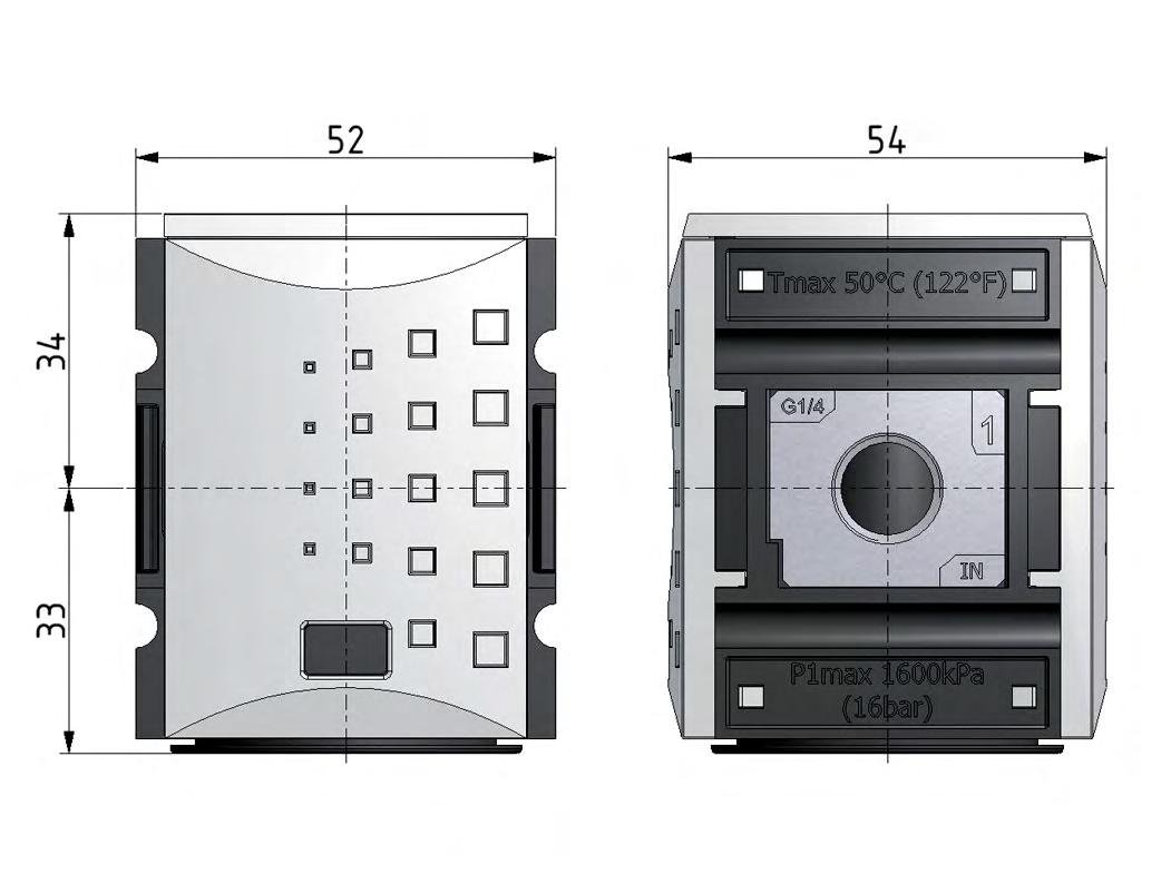 Distributor G3/8 1250 l/min with Check Valve Futura 1