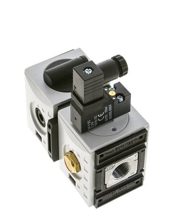 Soft-start Valve G3/8x1/4 24VDC 1300 l/min Futura 1