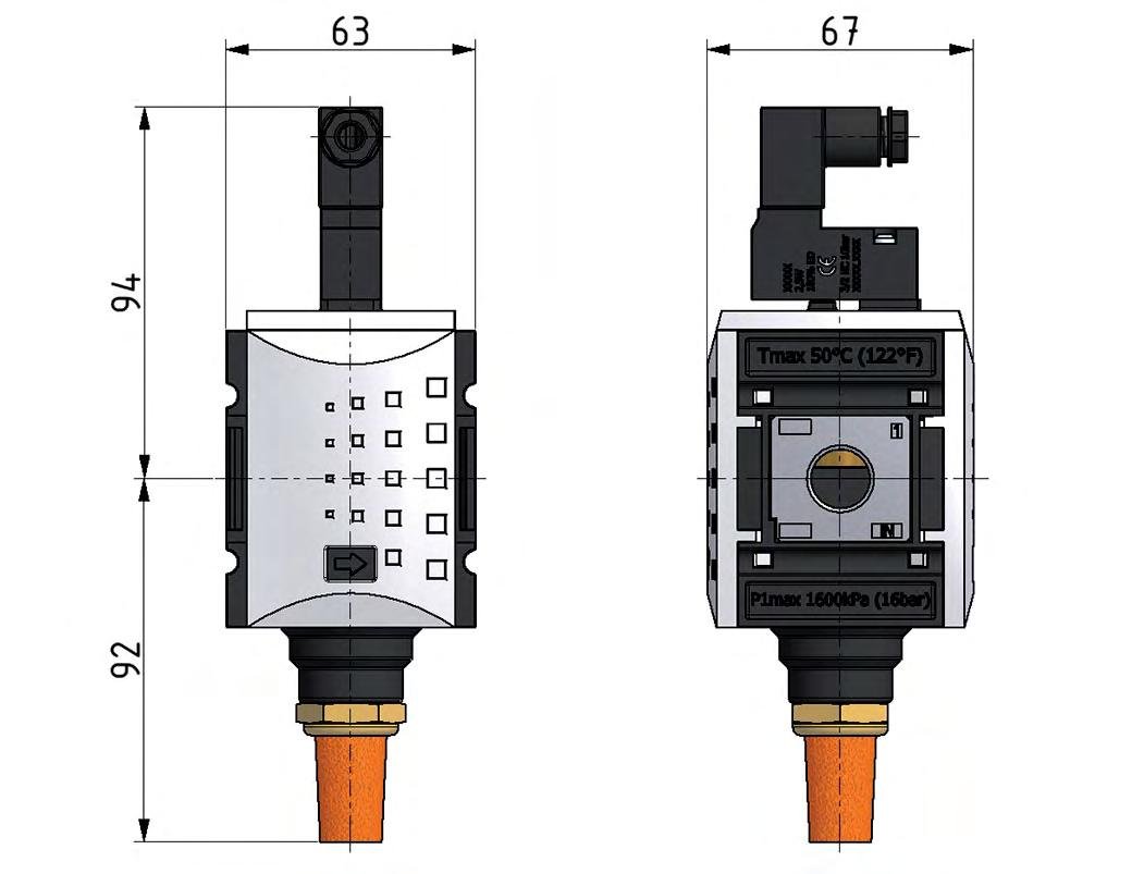 3/2 Valve G1/2 24VDC 4300 l/min Futura 2