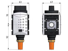3/2 Ball Valve G3/8 11000 l/min Futura 2