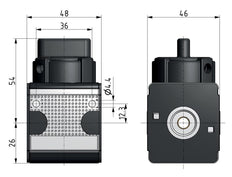 3/2 Ball Valve G1/4 2800 l/min Multifix 1