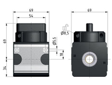 3/2 Ball Valve G3/4 11000 l/min Multifix 2
