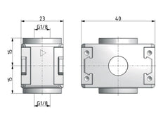 Distributor G1/4 2700 l/min Multifix 0