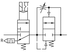 Soft-start Valve G1/4 2250 l/min Multifix 0