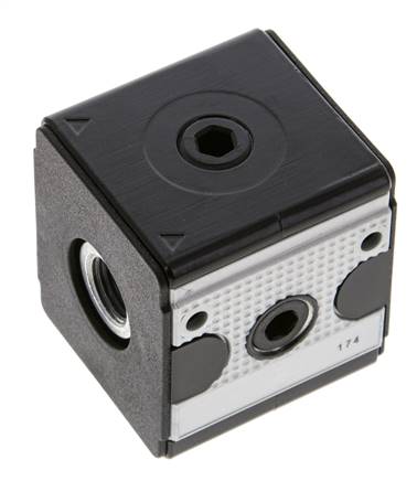 Distributor G1/4 700 l/min with Check Valve Multifix 1