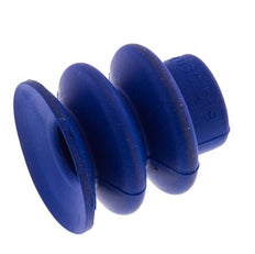 30mm Bellows PUR Blue Vacuum Suction Cup Stroke 13mm