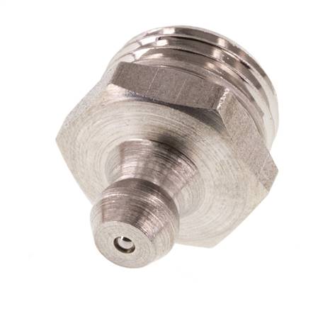Straight Grease Nipple Stainless Steel R 1/4 inch DIN 71412