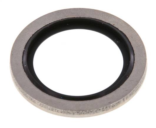 G 1/2" Stainless Steel/FKM Hydraulic Bonded Seal 21.5x28.6x2 mm