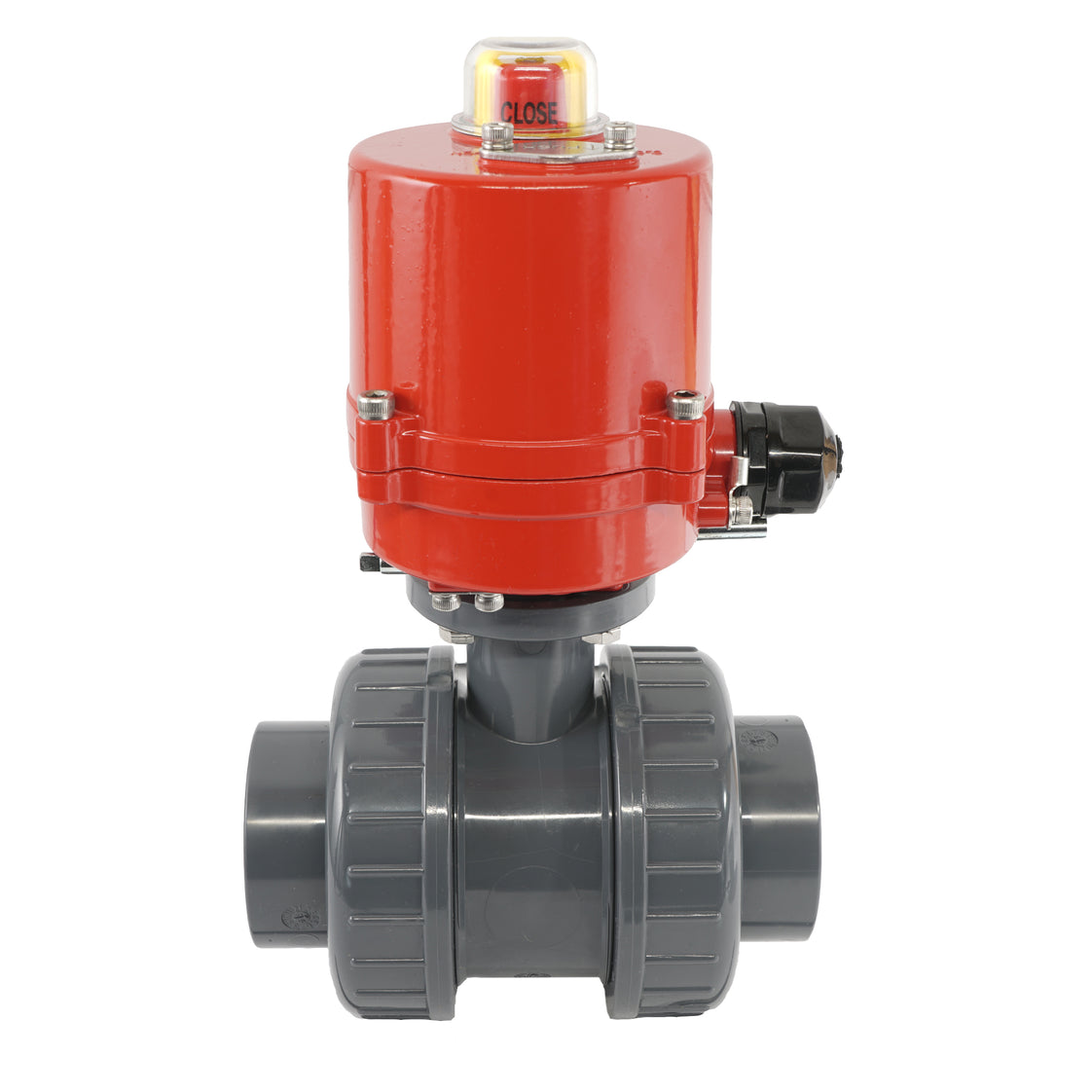 50mm 12V DC VDL 2-way PVC Electrical ball valve
