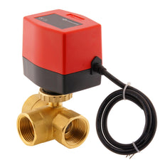 Electrical Ball Valve BW3 1'' 3-way 24V AC 3-point