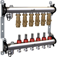 Belimo Manifold 6 x Zone Valves 24VAC/DC 75s 0-10V 1Nm IP40 Terminal EM-ECQ-06F/CQ24A-SZ-T