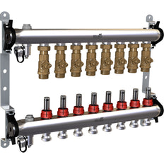 Belimo Manifold 8 x Zone Valves 24VAC/DC 75s 2/3-point 1Nm IP40 Terminal EM-ECQ-08F/CQ24A-T