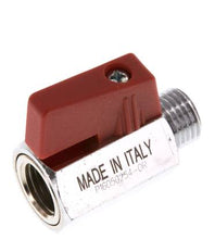 Male To Female G 1/4 inch 2-Way Brass Mini Ball Valve 15 Bar