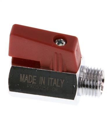 Male To Female G 1/4 inch 2-Way Brass Mini Ball Valve 15 Bar