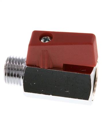 Male To Female G 1/4 inch 2-Way Brass Mini Ball Valve 15 Bar