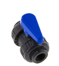 PVC 2-way Ball Valve True Union Rp 1/2'' EPDM