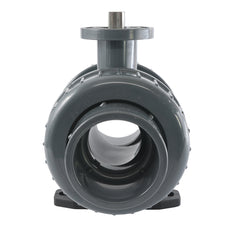 63mm 2-Way PVC Ball Valve ISO-Top Socket - 614 - VDL