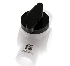 PVDF 2-way Ball Valve G 1/2'' FKM Vacuum