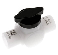 PVDF 2-way Ball Valve G 1/2'' FKM Vacuum