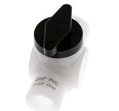PVDF 2-way Ball Valve G 1/2'' FKM Vacuum