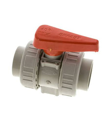 PP-H 2-way Ball Valve True Union Rp 1 1/4'' FKM