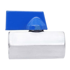 G 1/8'' F/F 2-Way Stainless Steel Mini Ball Valve 69 bar PTFE - TamesonPRO 1113-018-F
