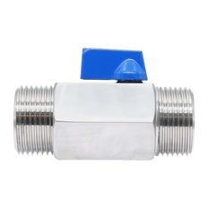 G 1'' M/M 2-Way Stainless Steel Mini Ball Valve 69 bar PTFE - TamesonPRO 1113-100-M