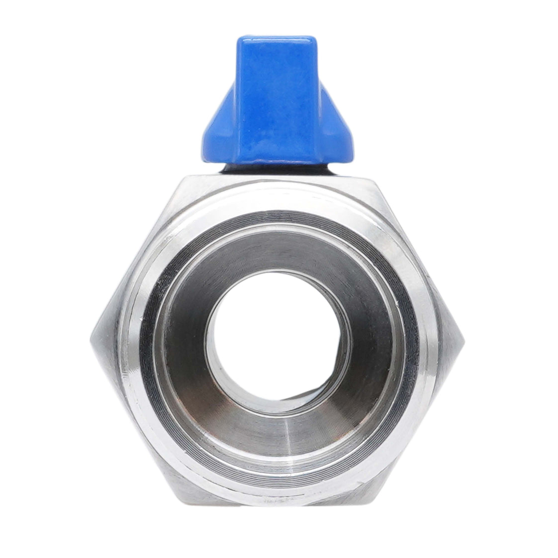 G 1/2'' M/M 2-Way Stainless Steel Mini Ball Valve 69 bar PTFE - TamesonPRO 1113-012-M