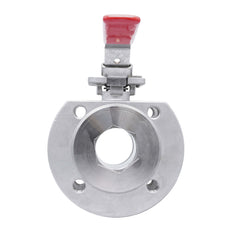 DN20 PN40 1-Piece 2-Way Stainless Steel Flanged Ball Valve PTFE ISO-Top F03 - TamesonPRO 1122-020