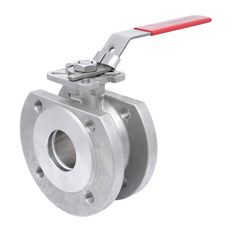 DN20 PN40 1-Piece 2-Way Stainless Steel Flanged Ball Valve PTFE ISO-Top F03 - TamesonPRO 1122-020