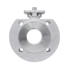 DN20 PN40 1-Piece 2-Way Stainless Steel Flanged Ball Valve PTFE ISO-Top F03 - TamesonPRO 1122-020