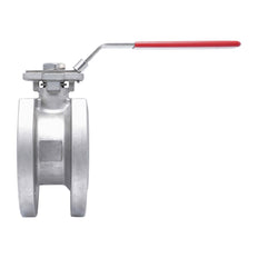 DN20 PN40 1-Piece 2-Way Stainless Steel Flanged Ball Valve PTFE ISO-Top F03 - TamesonPRO 1122-020