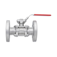 DN25 PN40 3-Piece 2-Way Stainless Steel Flanged Ball Valve PTFE ISO-Top F04/F05 - TamesonPRO 1124-025