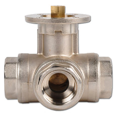 G1-1/4'' 3-Way T-port Ball Valve Brass ISO-Top 40bar - BL3BAT