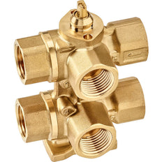 Belimo 6-Way Characterized Valve Rp1/2 Kvs0.25 24VAC/DC 75s 0-10V 1Nm IP40 R3015-P25-P25-B1/CQ24A-SZ