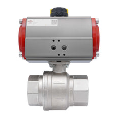 Pneumatic Ball Valve G2 1/2'' Brass Spring Closing