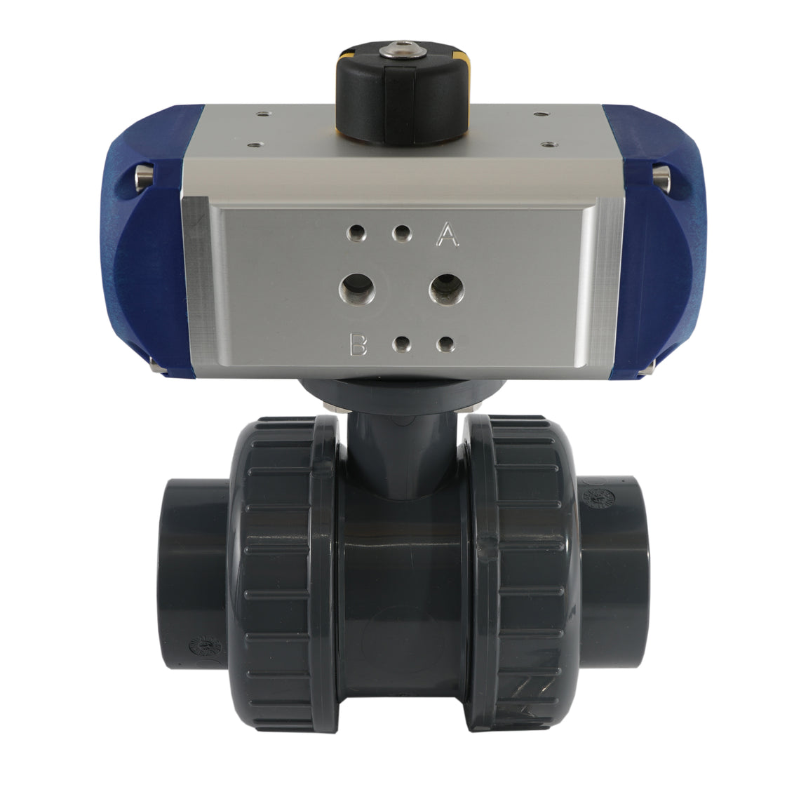 50mm 2-Way PVC Pneumatic Ball Valve Spring Open - VDL