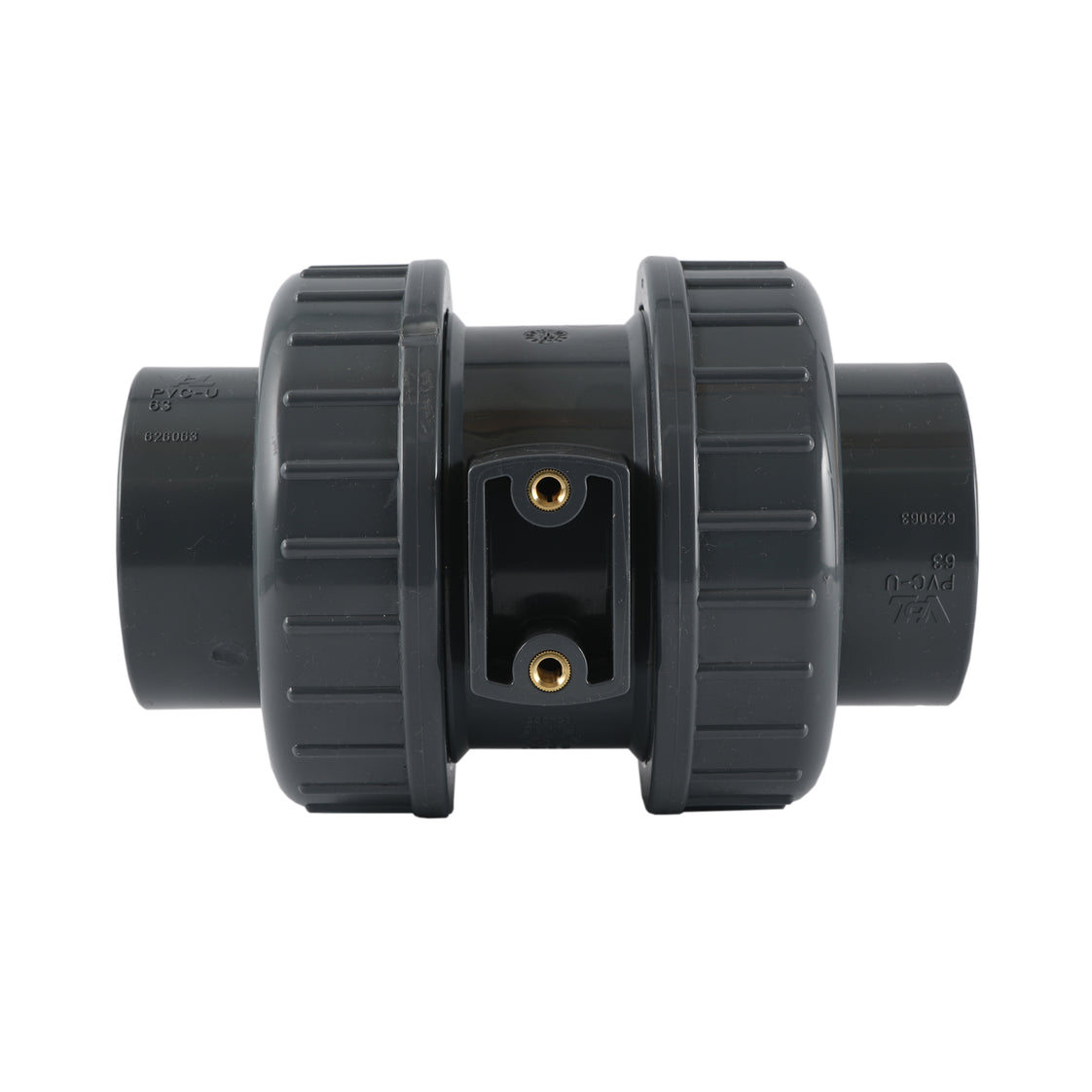 63mm 2-Way PVC Pneumatic Ball Valve Double Acting - VDL