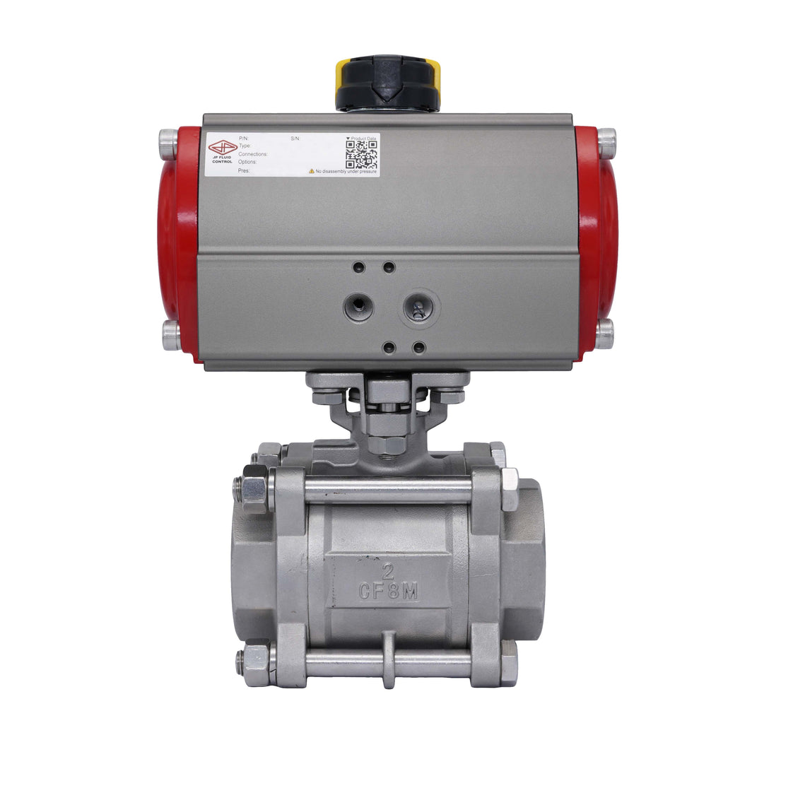Pneumatic Ball Valve G4'' Stainless Steel Spring Opening